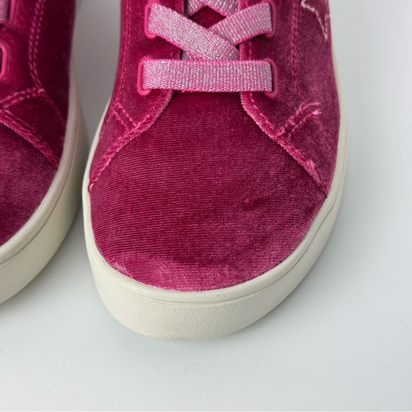 Revitalign Orthotic x Shawn Killinger Velvet Sneakers Pink Star Malibu 7.5 - Picture 6 of 15